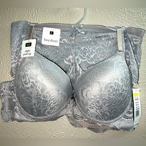 Rene Rofe Slight Push-up Bra and Boy Short Two Sets